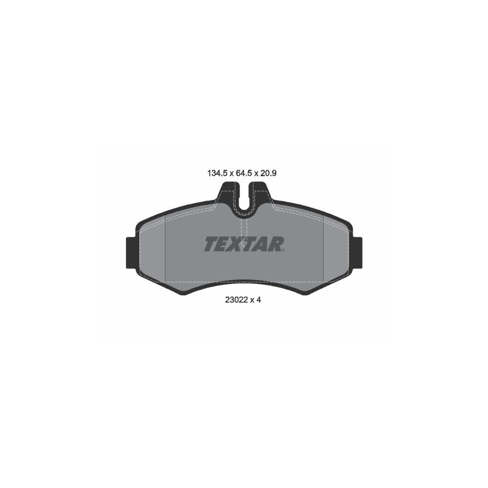 Set placute frana disc TEXTAR 2302201