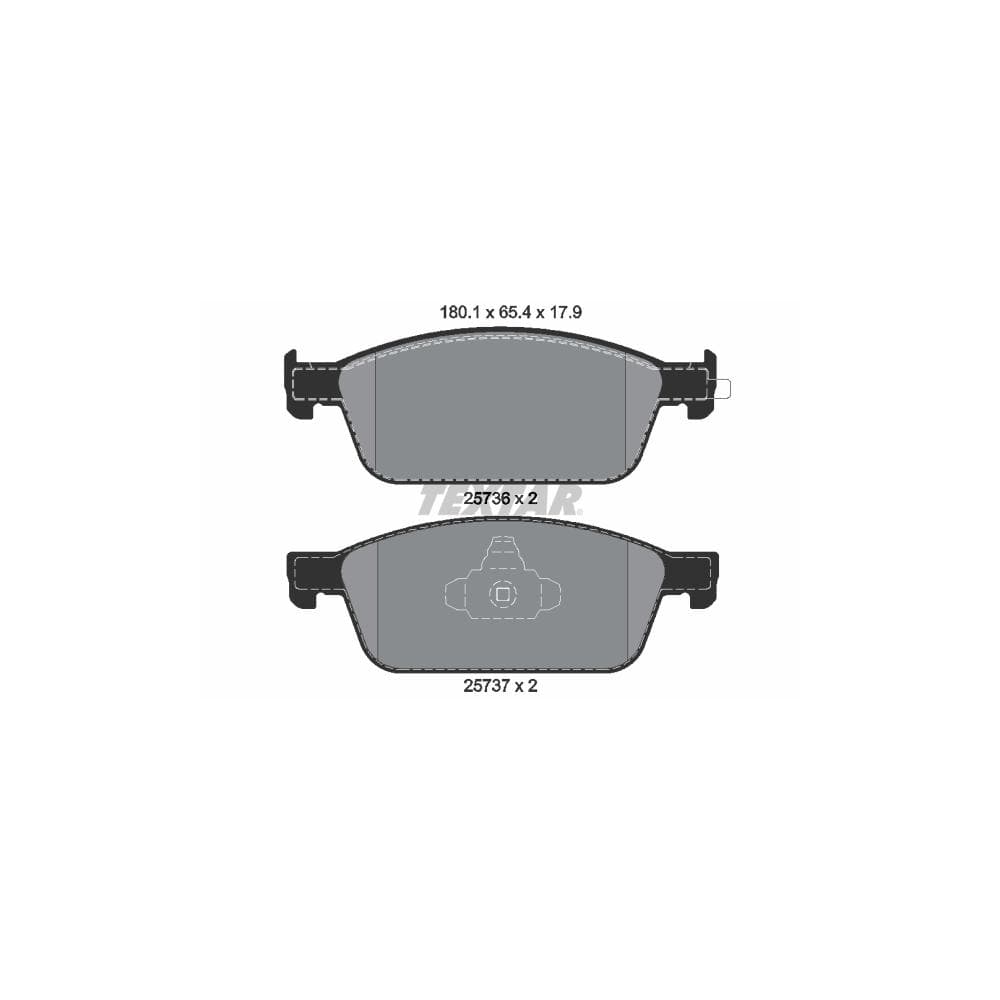 Set placute frana disc TEXTAR 2573601