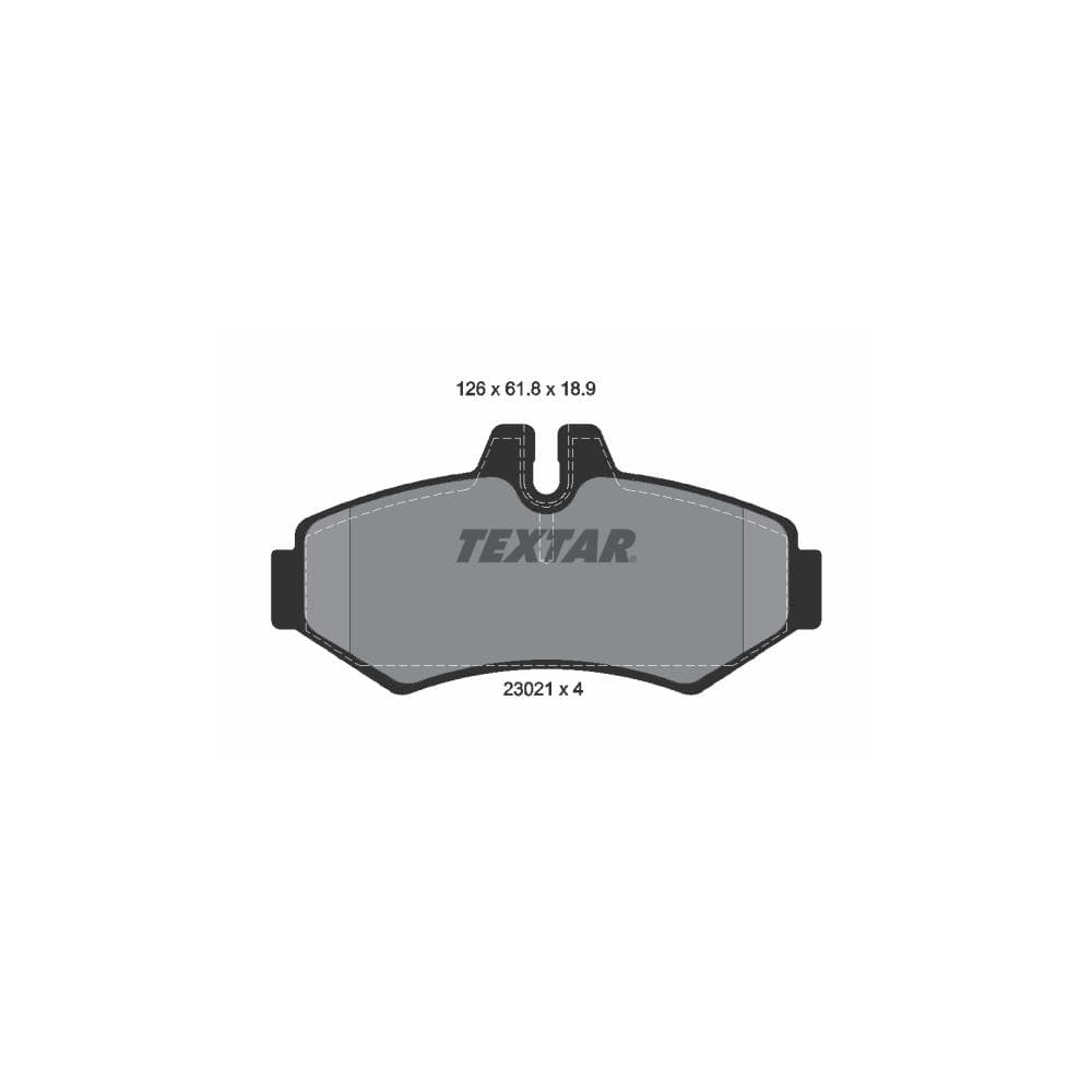 Set placute frana disc TEXTAR 2302101