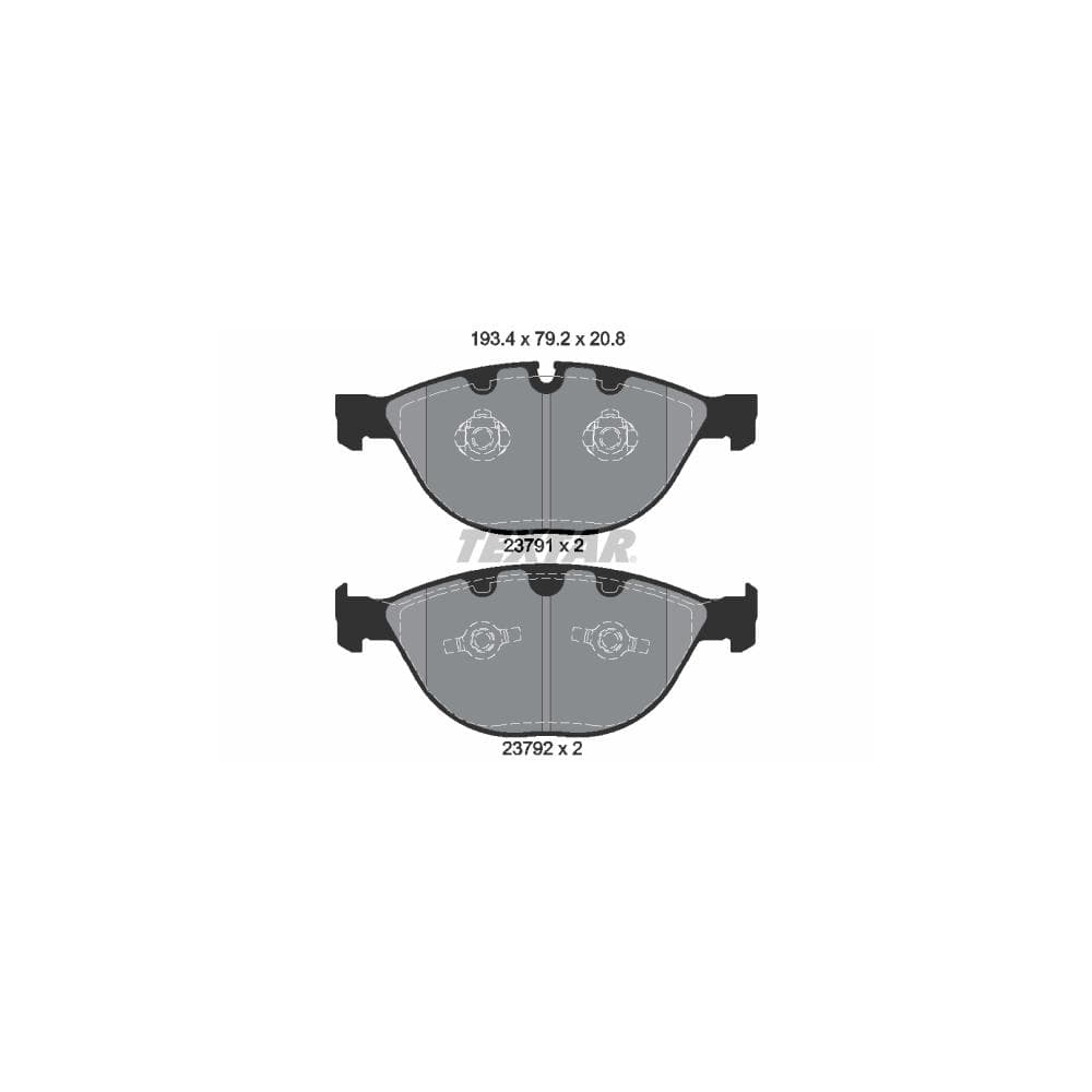 Set placute frana disc TEXTAR 2379101