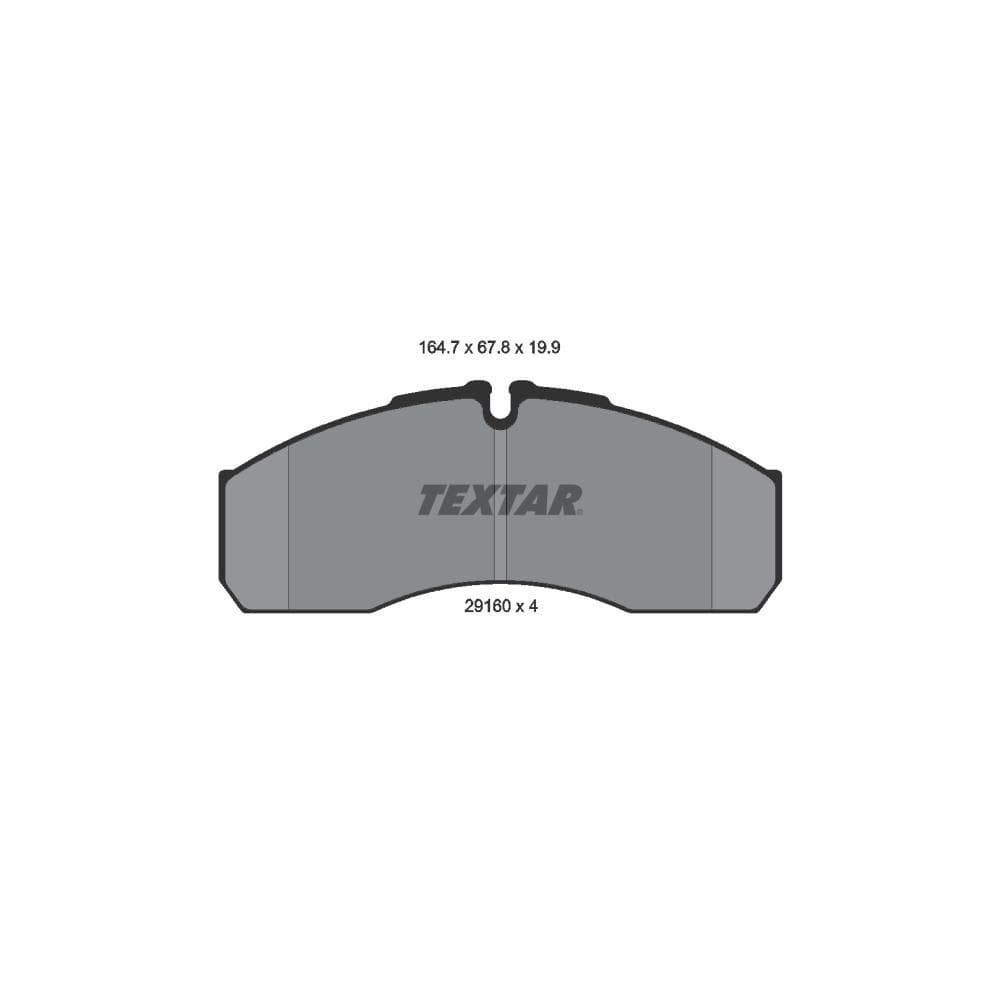Set placute frana disc TEXTAR 2916002