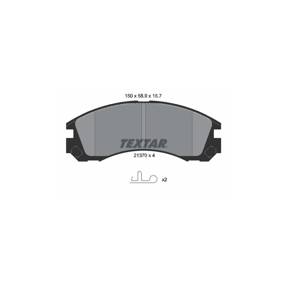 Set placute frana disc TEXTAR 2137001