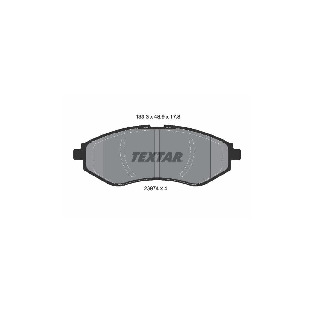 Set placute frana disc TEXTAR 2397401