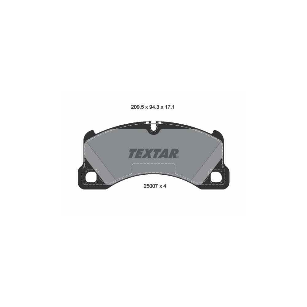 Set placute frana disc TEXTAR 2500701