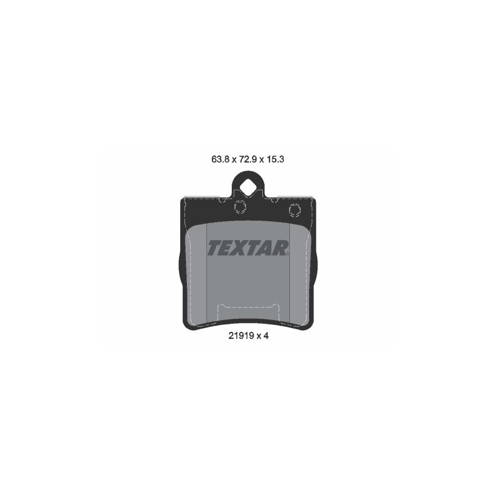 Set placute frana disc TEXTAR 2191901