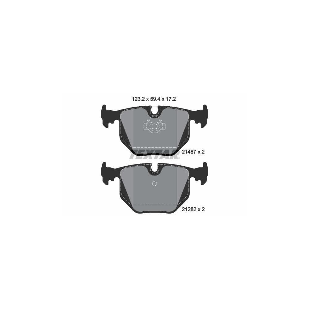 Set placute frana disc TEXTAR 2148703