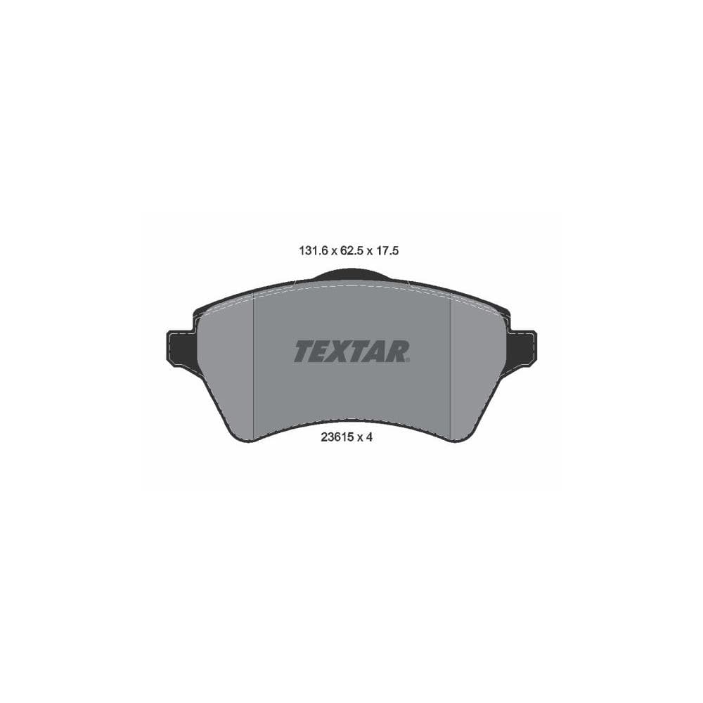 Set placute frana disc TEXTAR 2361501