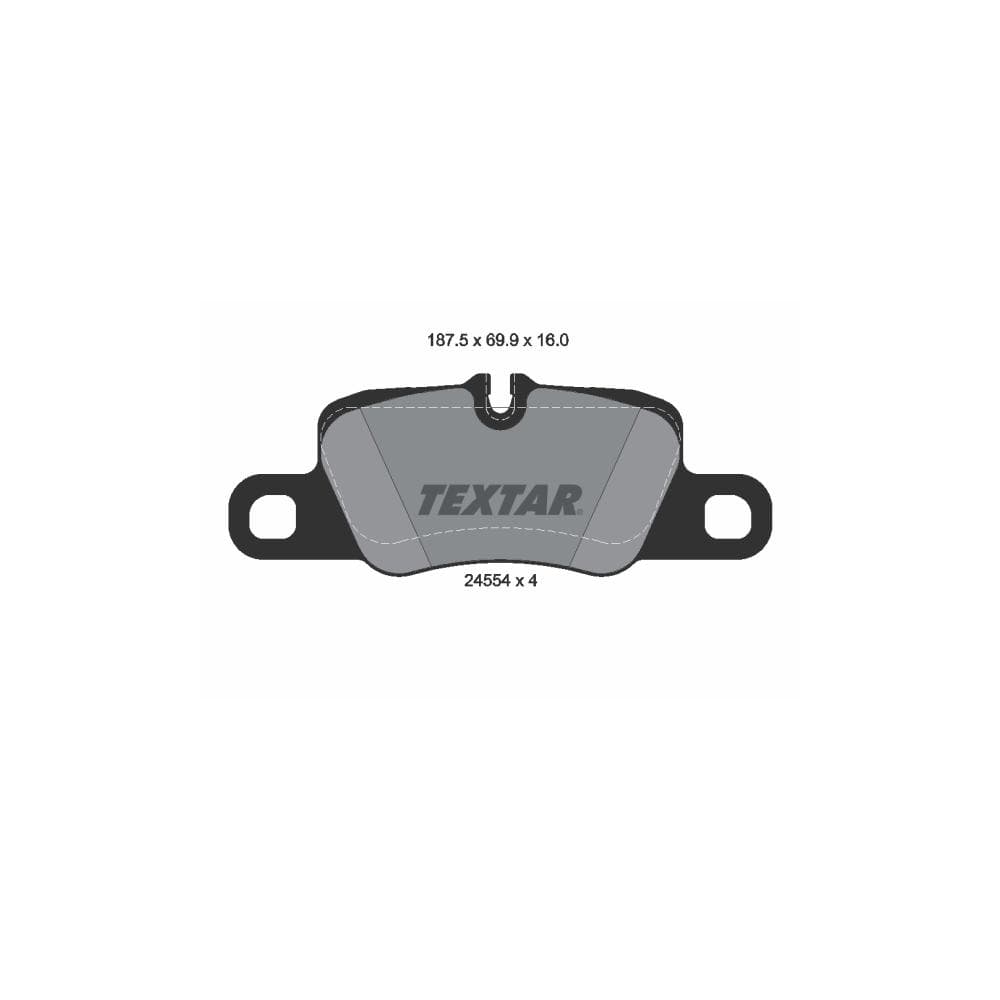 Set placute frana disc TEXTAR 2455402