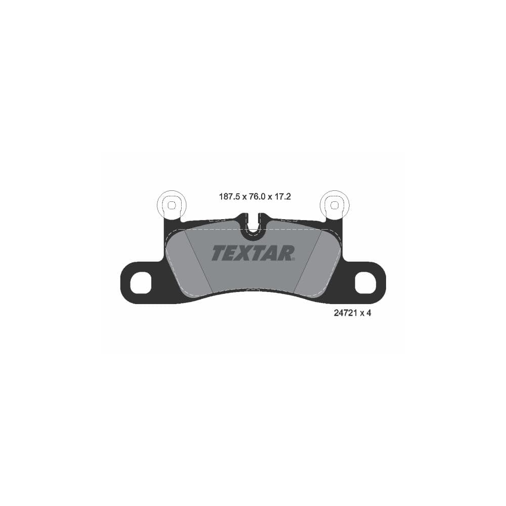 Set placute frana disc TEXTAR 2472101