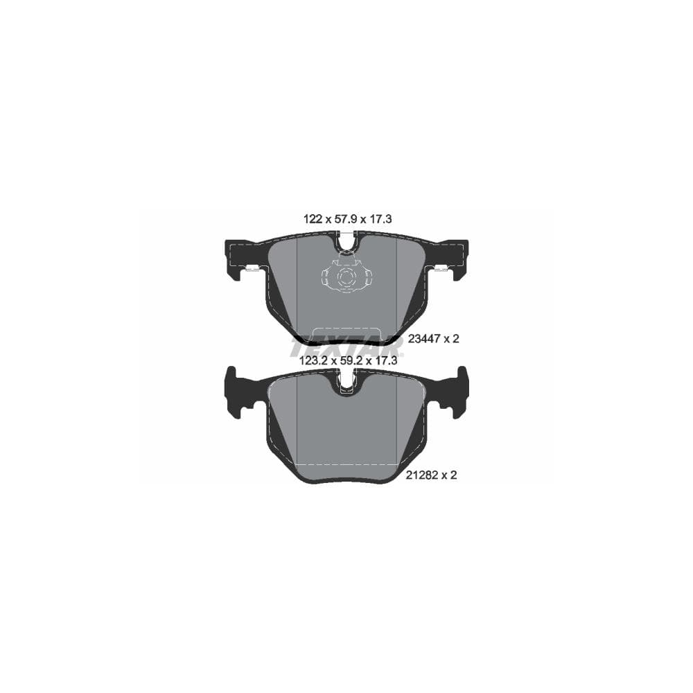 Set placute frana disc TEXTAR 2344702