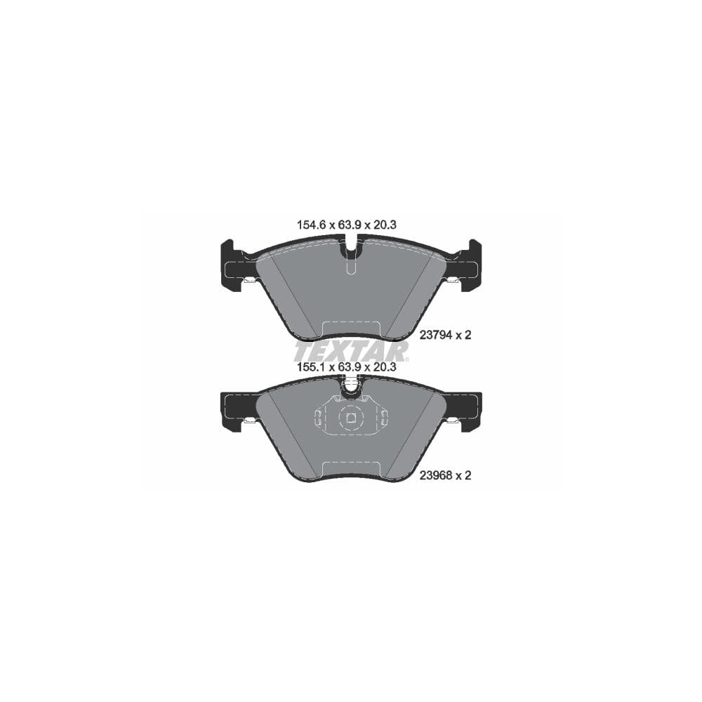 Set placute frana disc TEXTAR 2379401