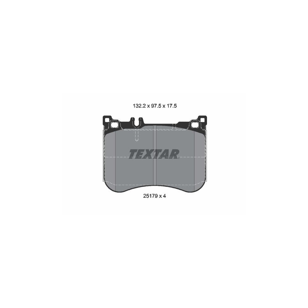 Set placute frana disc TEXTAR 2517903