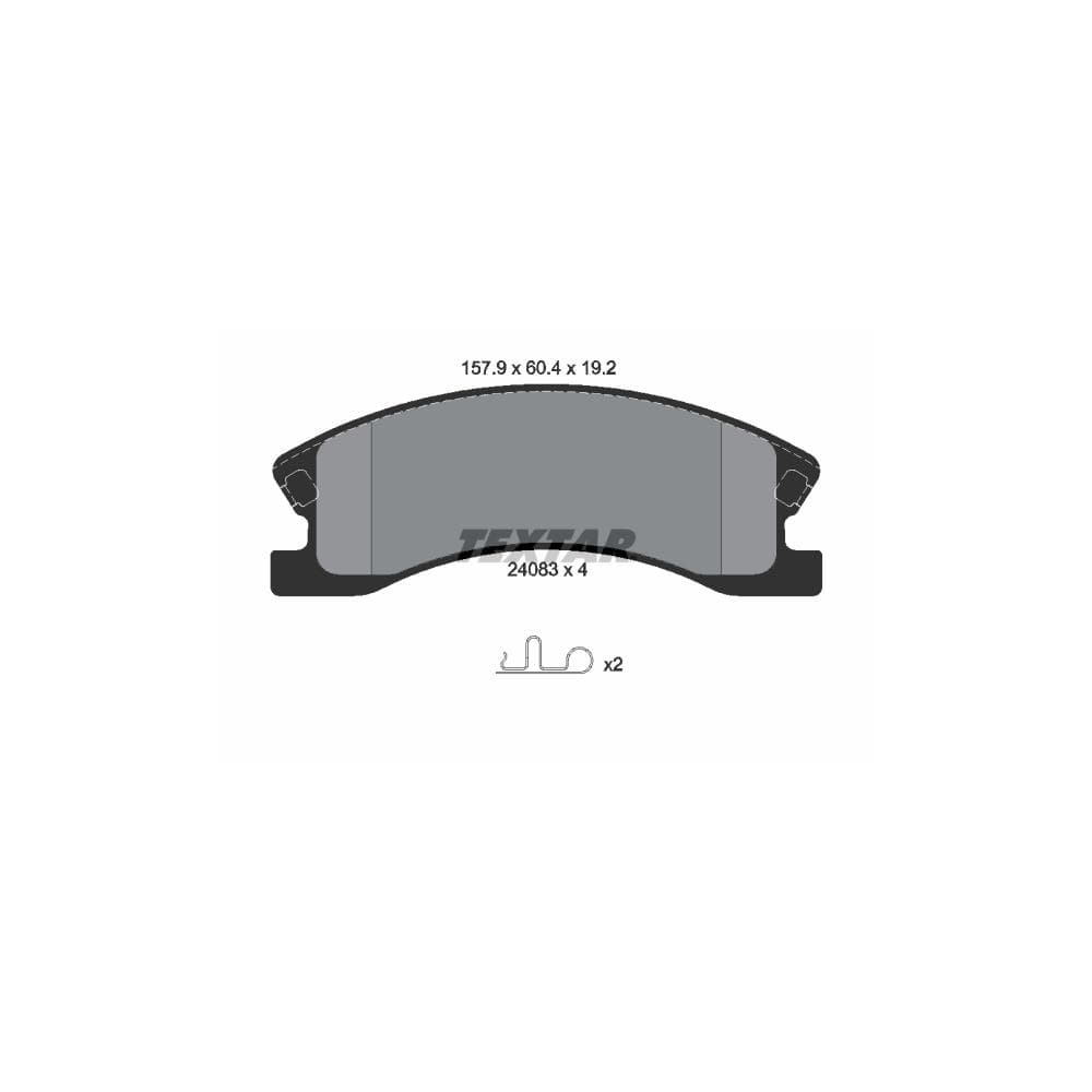Set placute frana disc TEXTAR 2408301