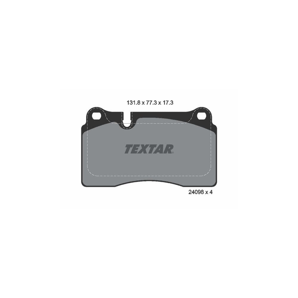 Set placute frana disc TEXTAR 2409801