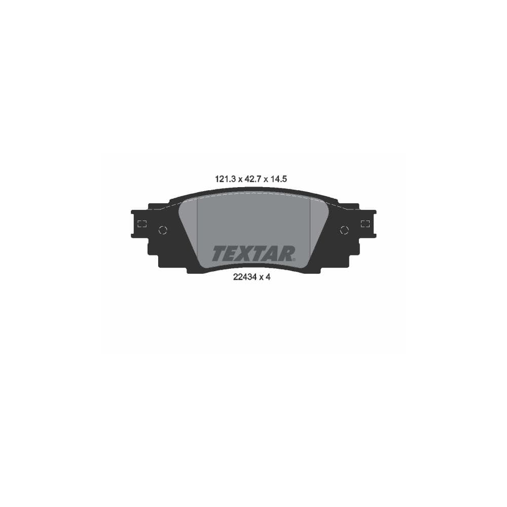 Set placute frana disc TEXTAR 2243401