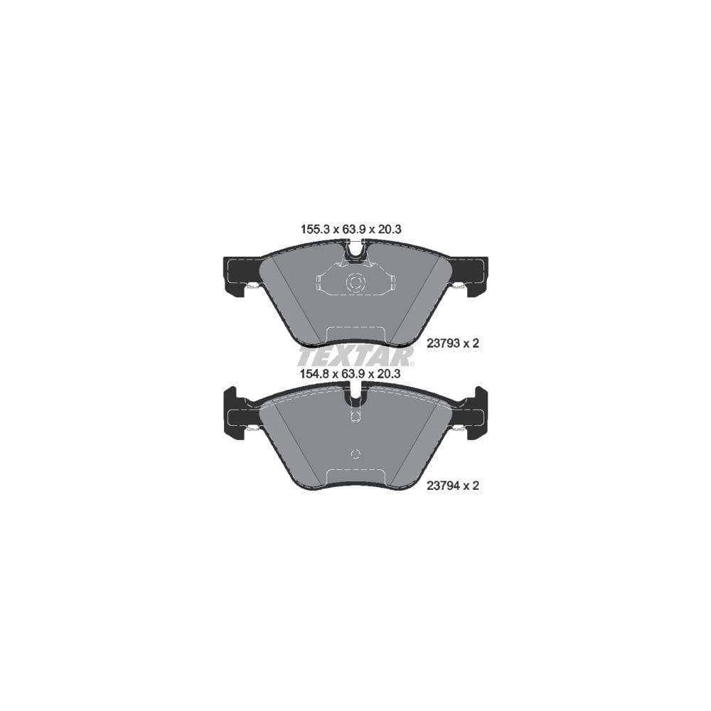 Set placute frana disc TEXTAR 2379301