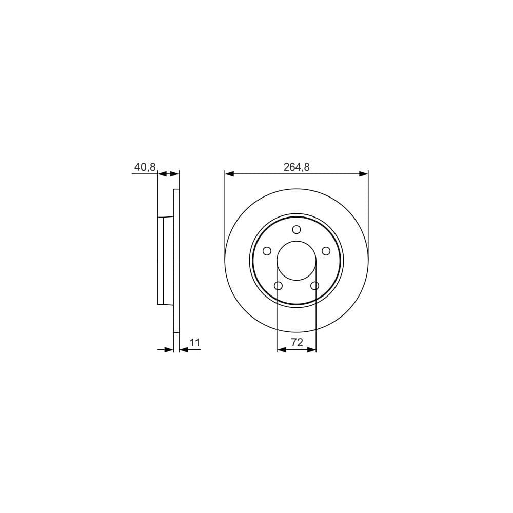 Disc frana BOSCH 0 986 479 S50