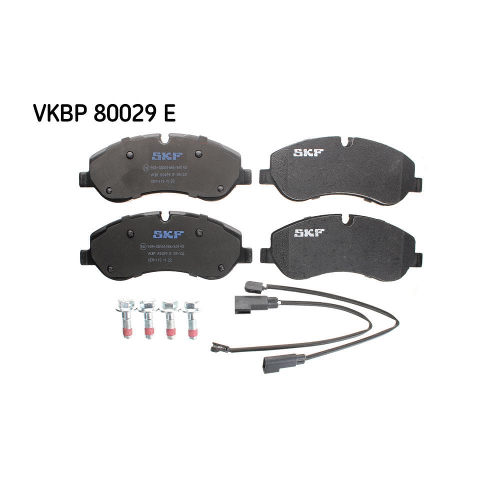 Set placute frana disc SKF VKBP 80029 E