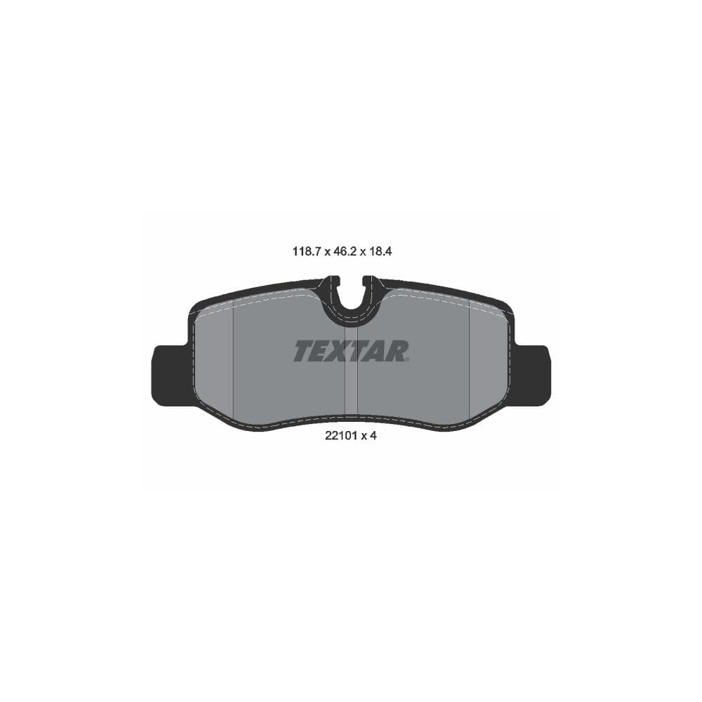 Set placute frana disc TEXTAR 2210101
