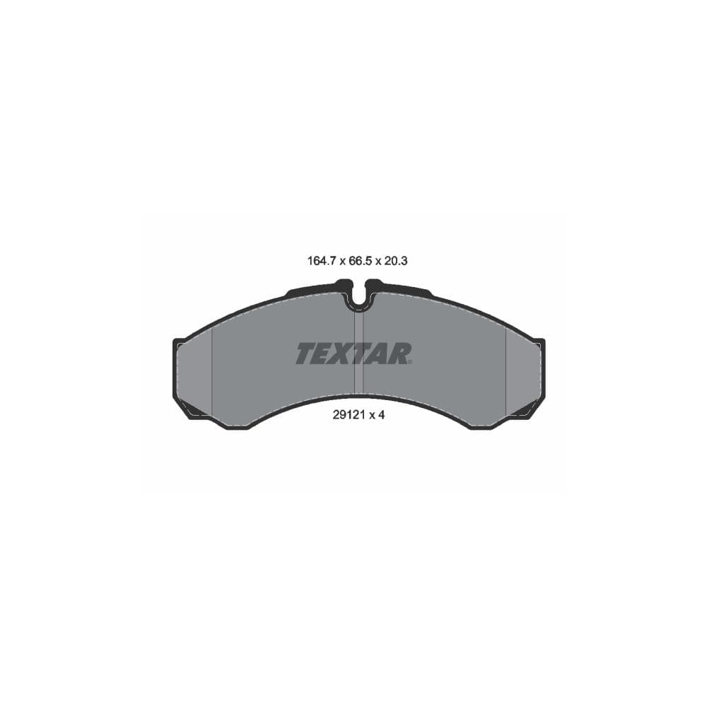 Set placute frana disc TEXTAR 2912112