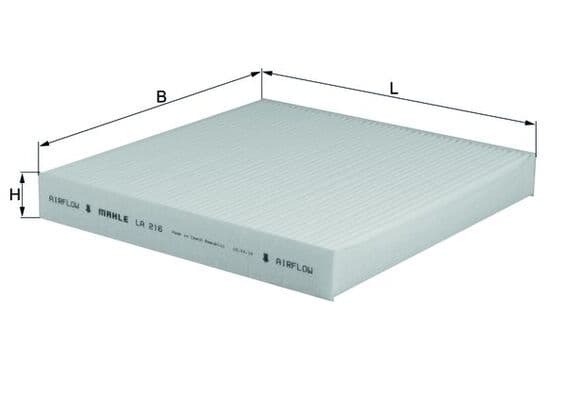 Filtru habitaclu MAHLE LA 216