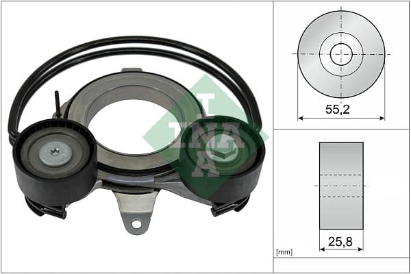 Intinzator curea, curea distributie Schaeffler INA 534 0910 10