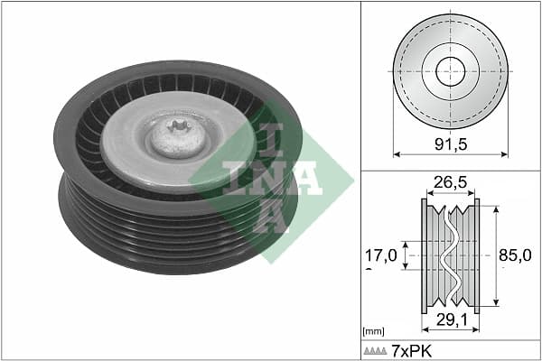 Rola ghidare/conducere, curea transmisie Schaeffler INA 532 1181 10