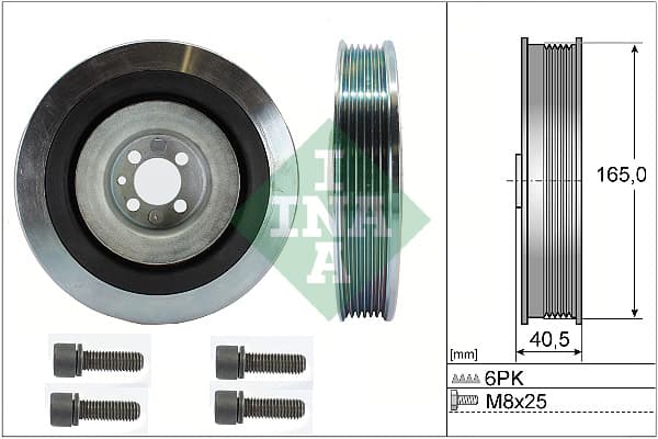 Fulie curea, arbore cotit Schaeffler INA 544 0080 20