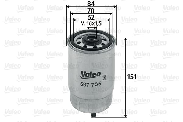 Filtru combustibil VALEO 587735