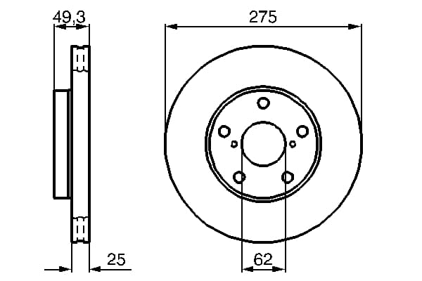 Disc frana BOSCH 0 986 479 111