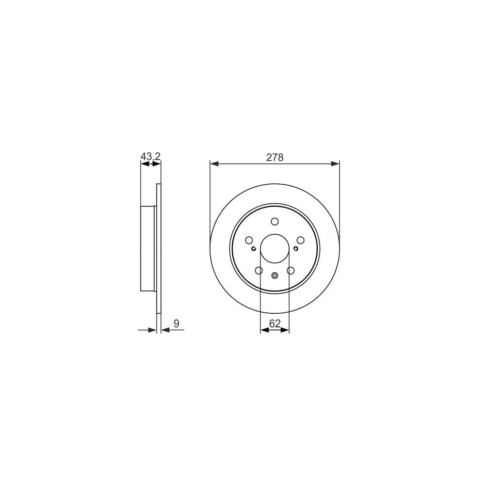 Disc frana BOSCH 0 986 479 047