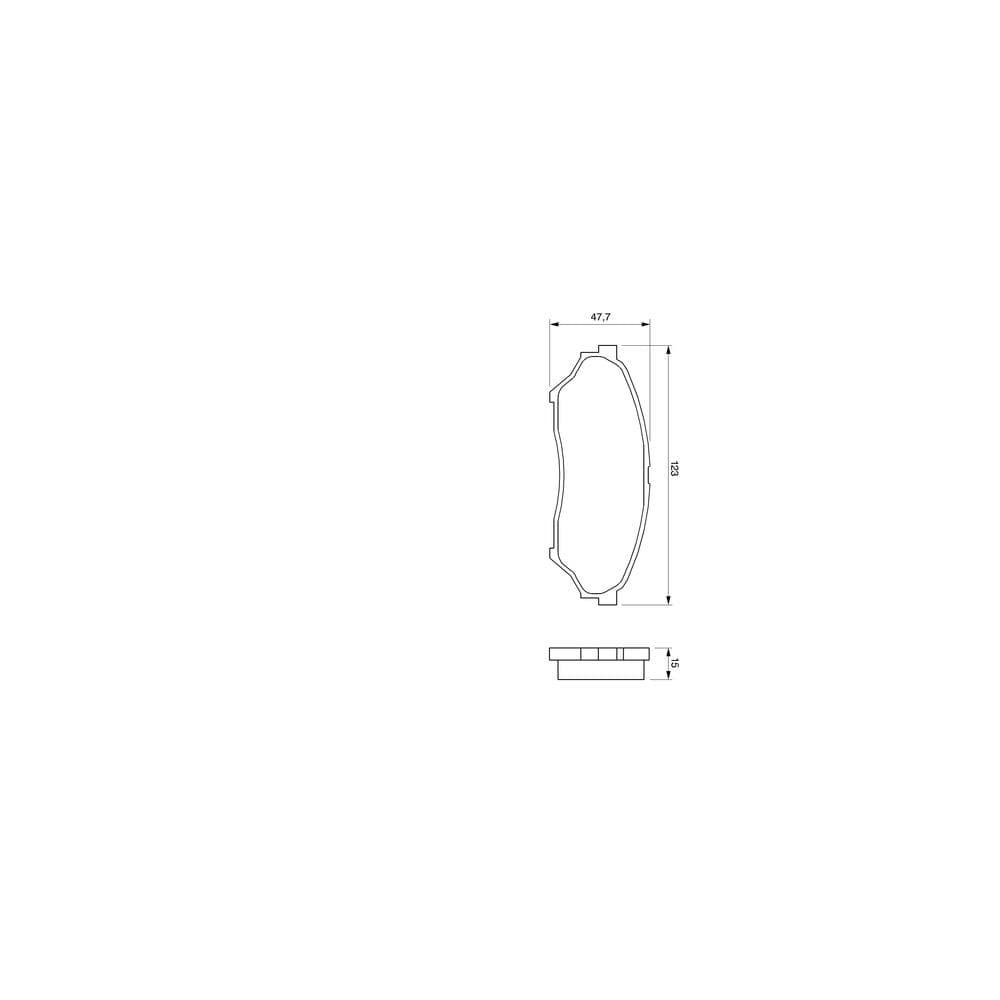 Set placute frana disc BOSCH 0 986 424 713