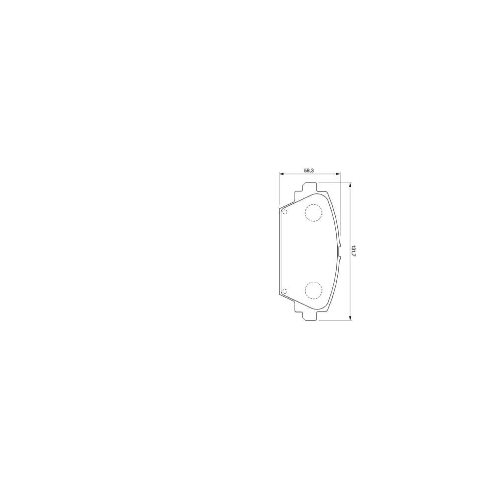 Set placute frana disc BOSCH 0 986 424 791
