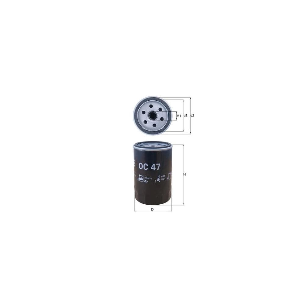 Filtru ulei MAHLE OC 47