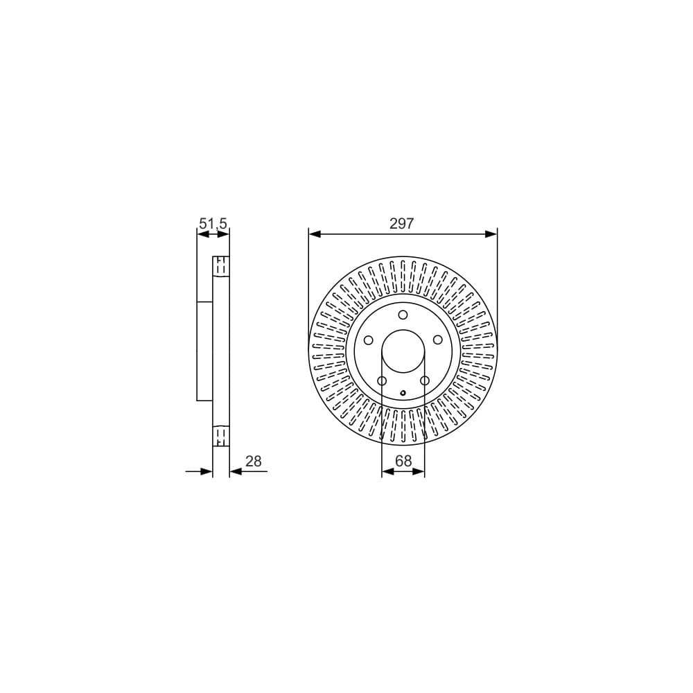 Disc frana BOSCH 0 986 479 B15