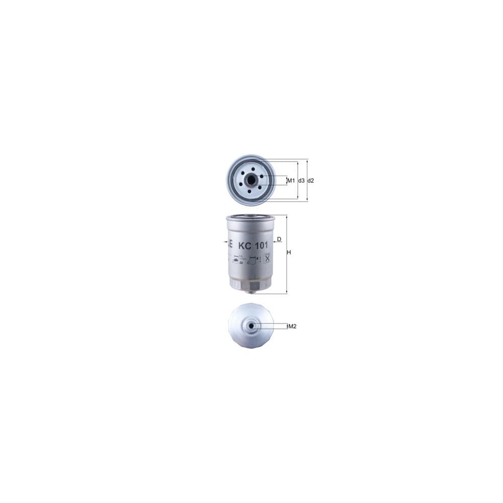 Filtru combustibil MAHLE KC 101