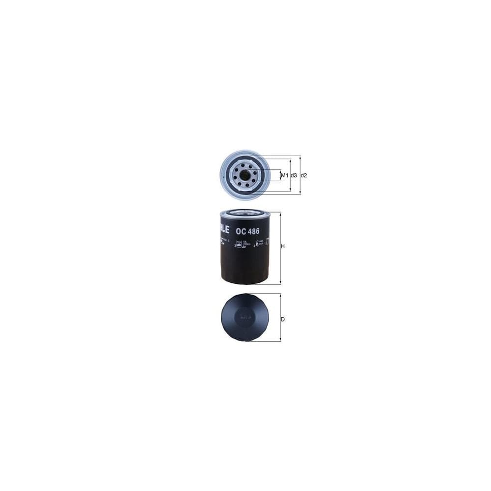Filtru ulei MAHLE OC 486