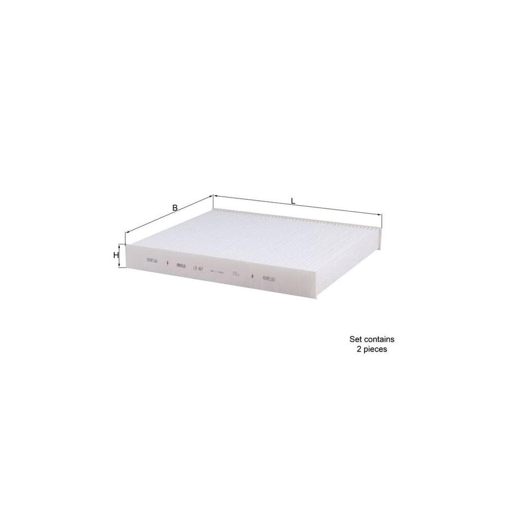 Filtru habitaclu MAHLE LA 467/S