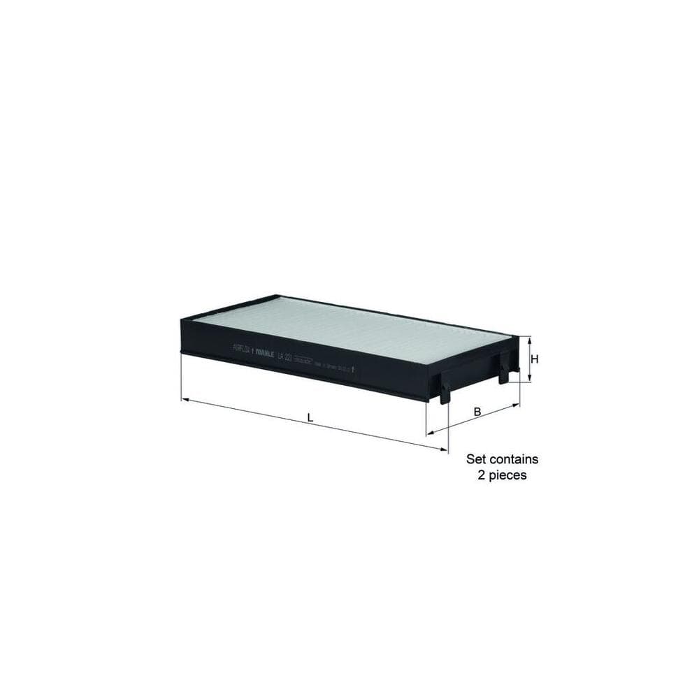 Filtru habitaclu MAHLE LA 221/S