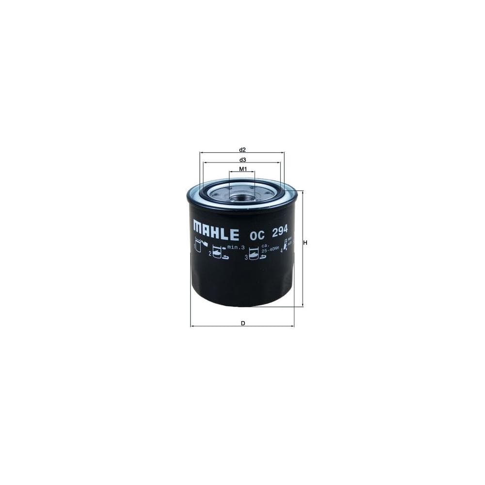 Filtru ulei MAHLE OC 294