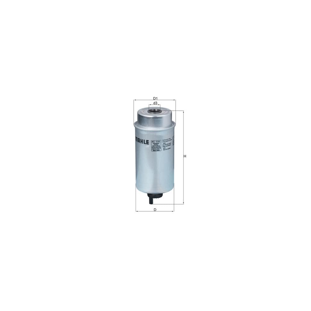 Filtru combustibil MAHLE KC 116