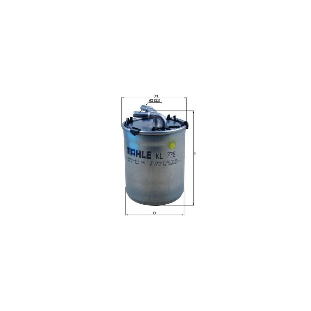 Filtru combustibil MAHLE KL 778