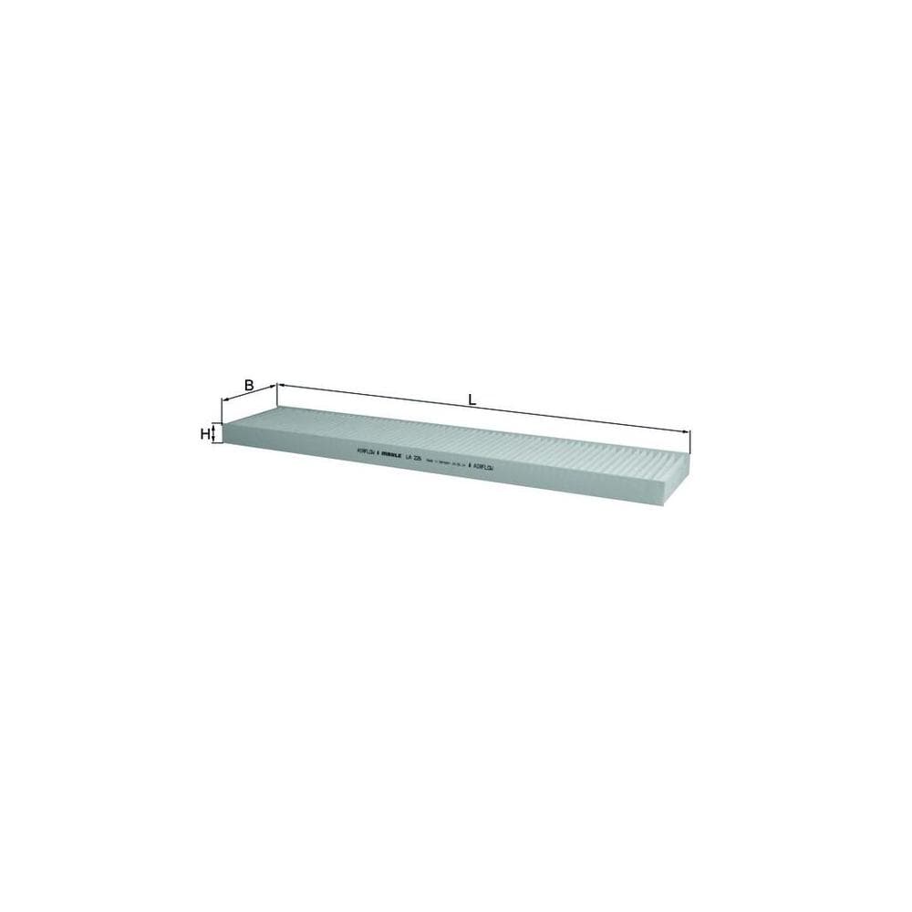 Filtru habitaclu MAHLE LA 226