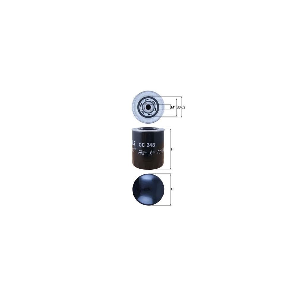 Filtru ulei MAHLE OC 248