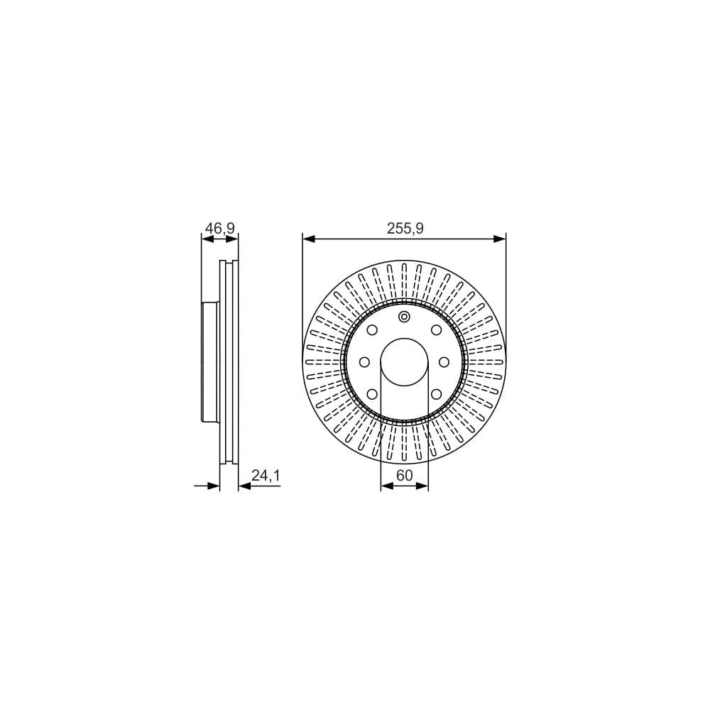 Disc frana BOSCH 0 986 479 R70