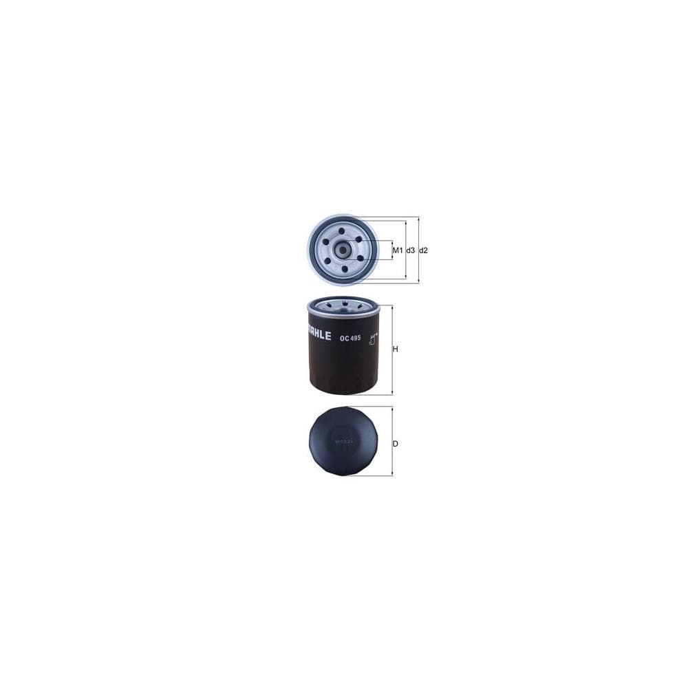 Filtru ulei MAHLE OC 495