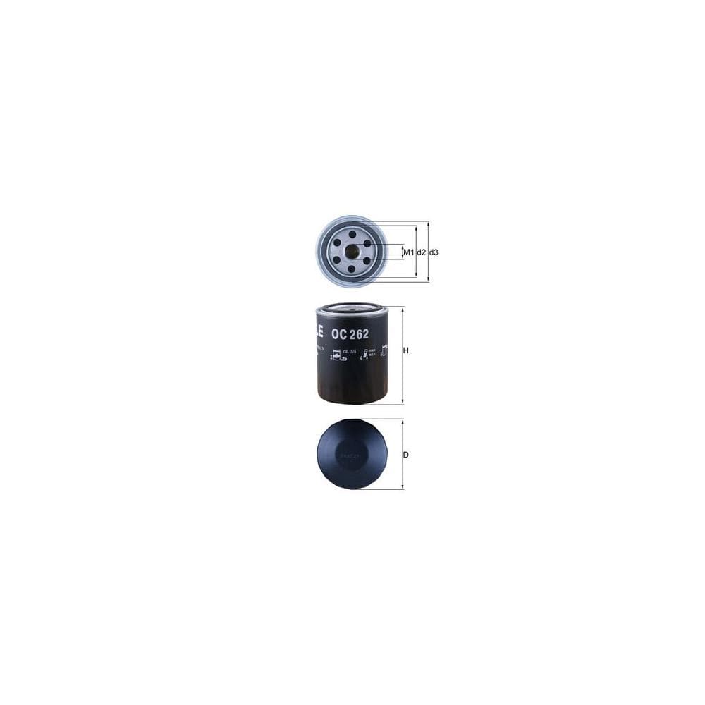 Filtru ulei MAHLE OC 262