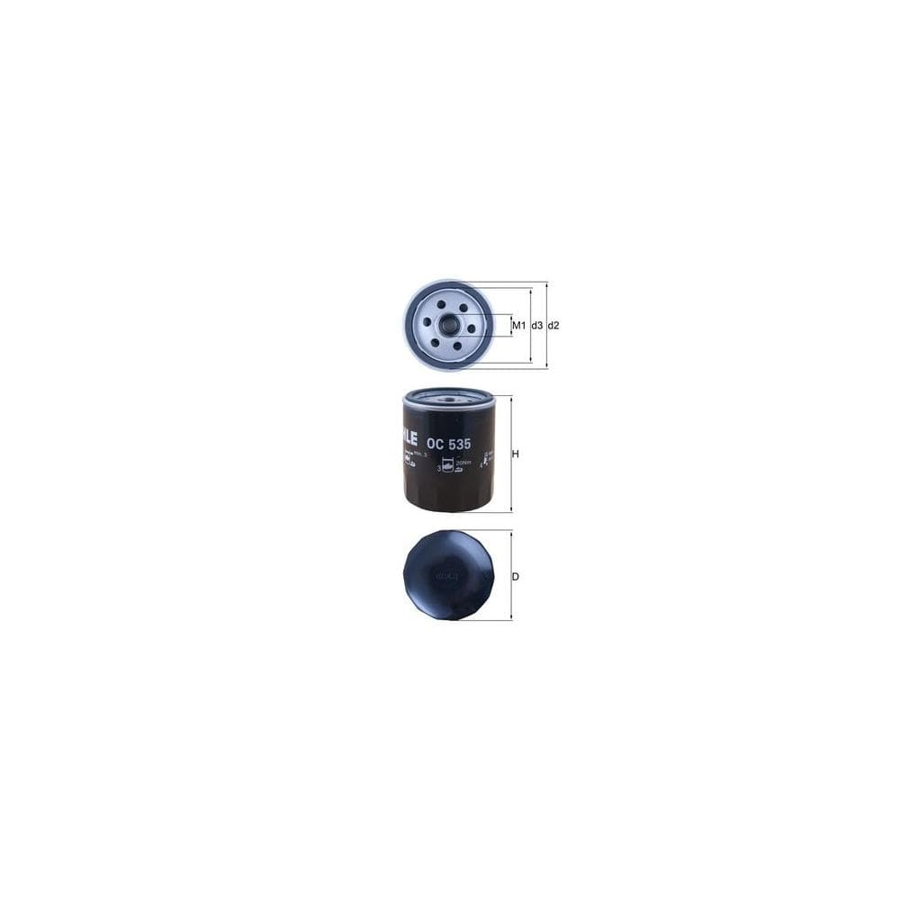 Filtru ulei MAHLE OC 535