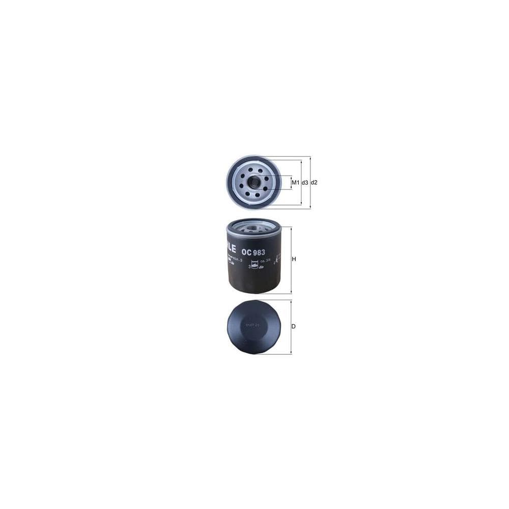 Filtru ulei MAHLE OC 983