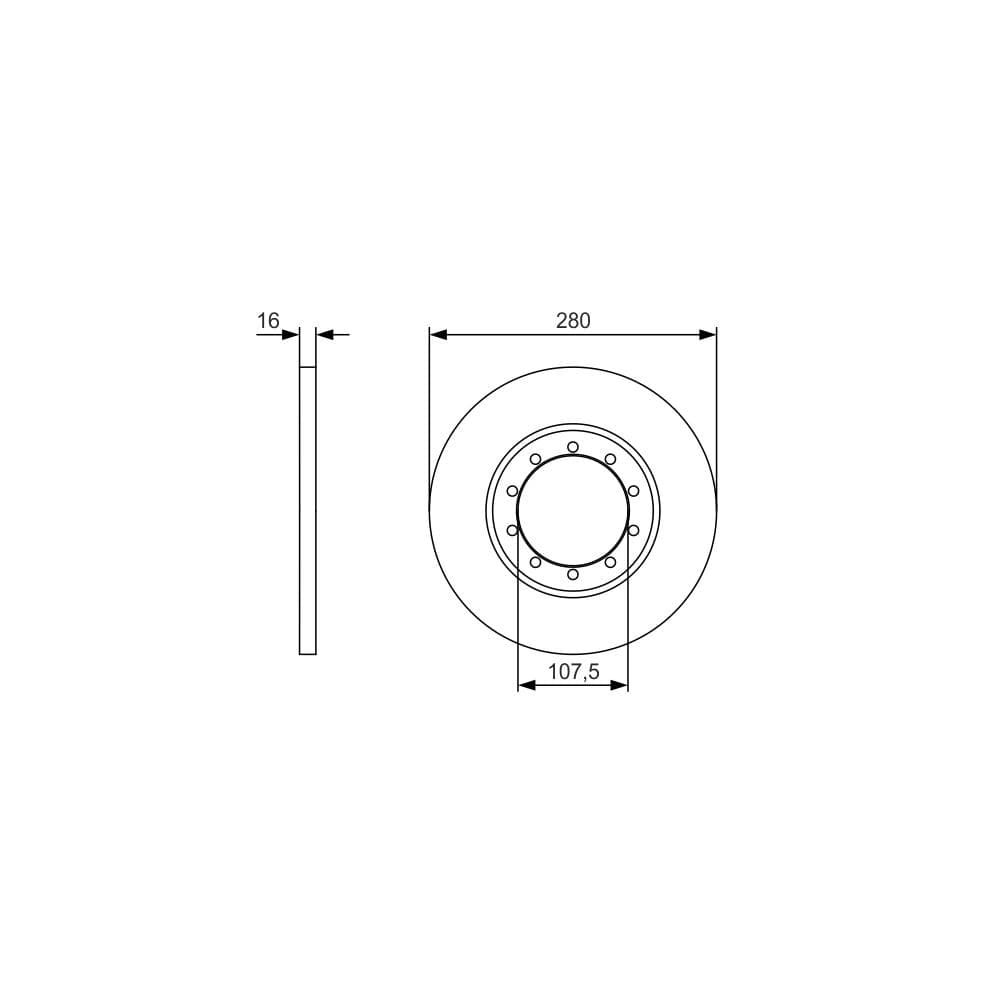 Disc frana BOSCH 0 986 479 R92